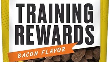 Pet Botanics Training Rewards Treats for Dogs, Made with Real Pork Liver, Focuses, Motivates, Rewards, Speeds Up Learning Curve, No BHA, BHT, Ethoxyquin, Bacon, 20 oz (1 pack)